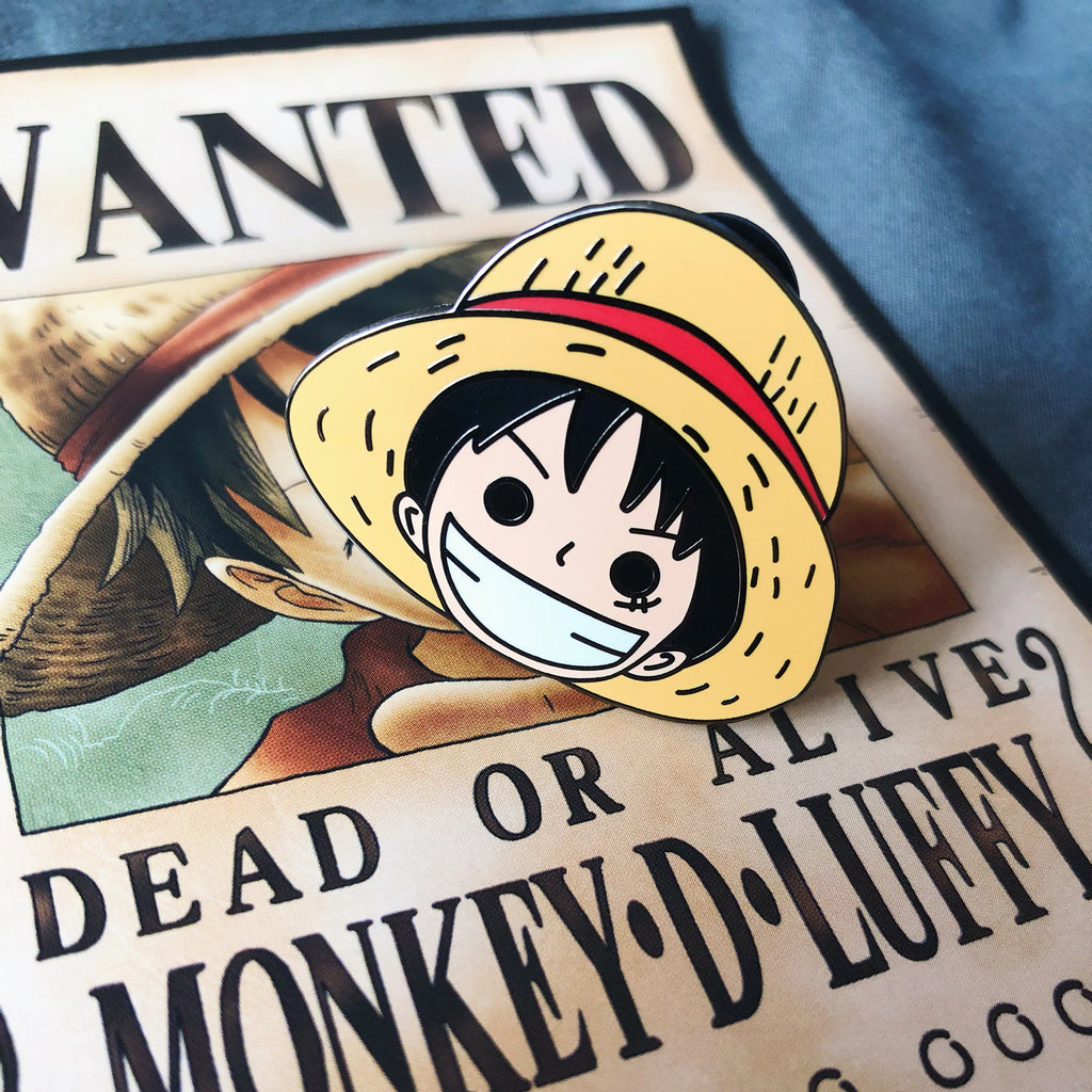 Luffy Wanted Poster – Pin King