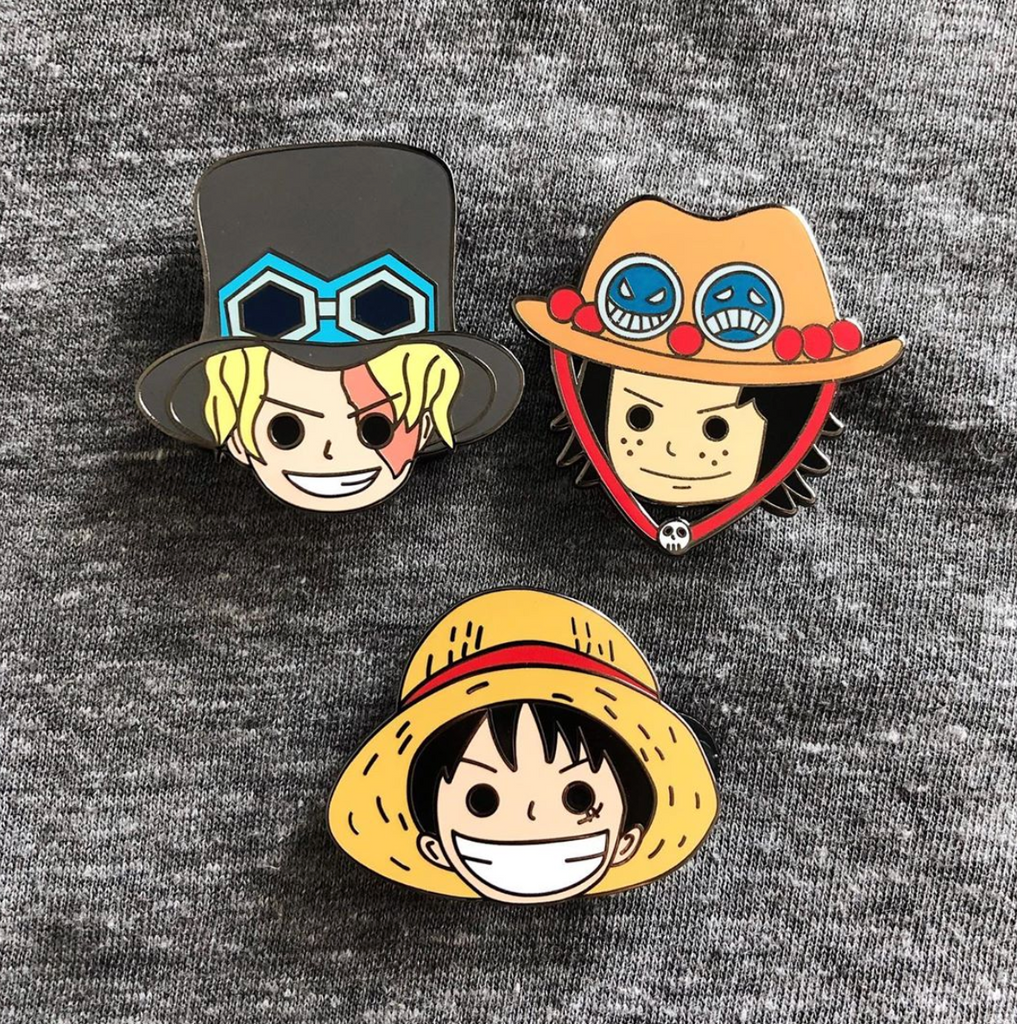 One Piece anime - Straw hat Monkey D Luffy - One Piece Anime - Pin