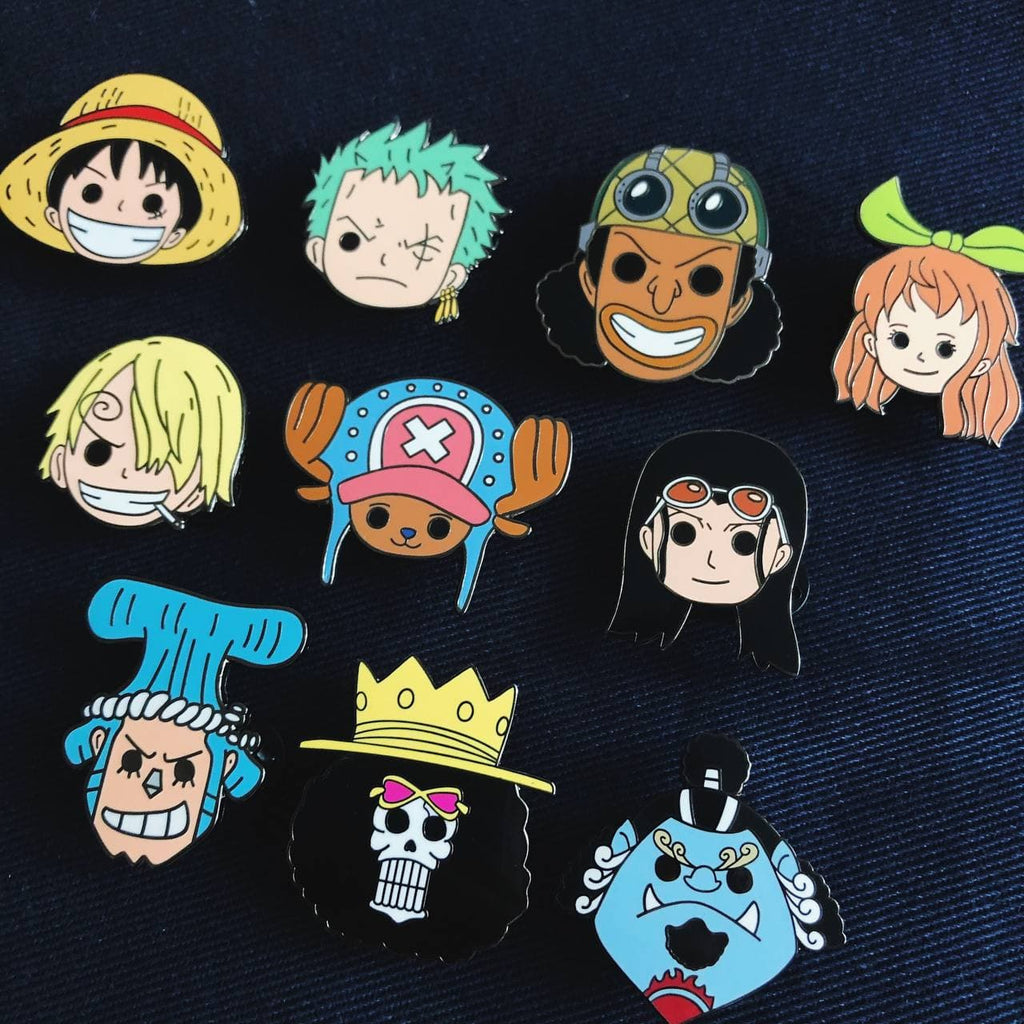 One Piece - Sanji & Usopp Enamel Pin Set