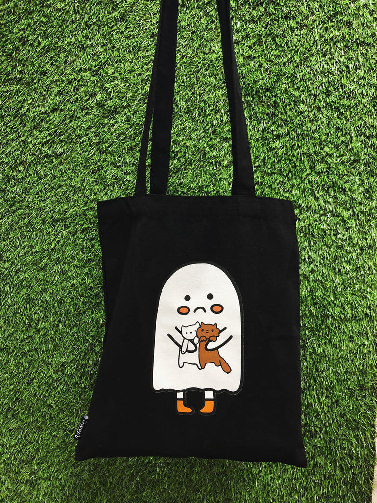Scared Ghost Tote Bag