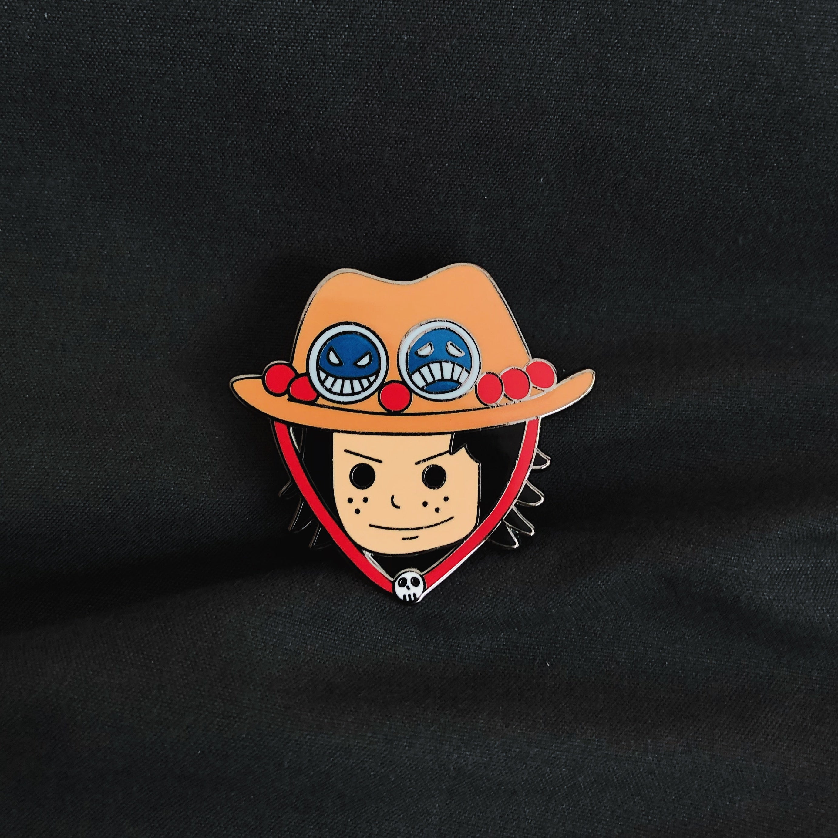 One piece Ace outlet enamel pin