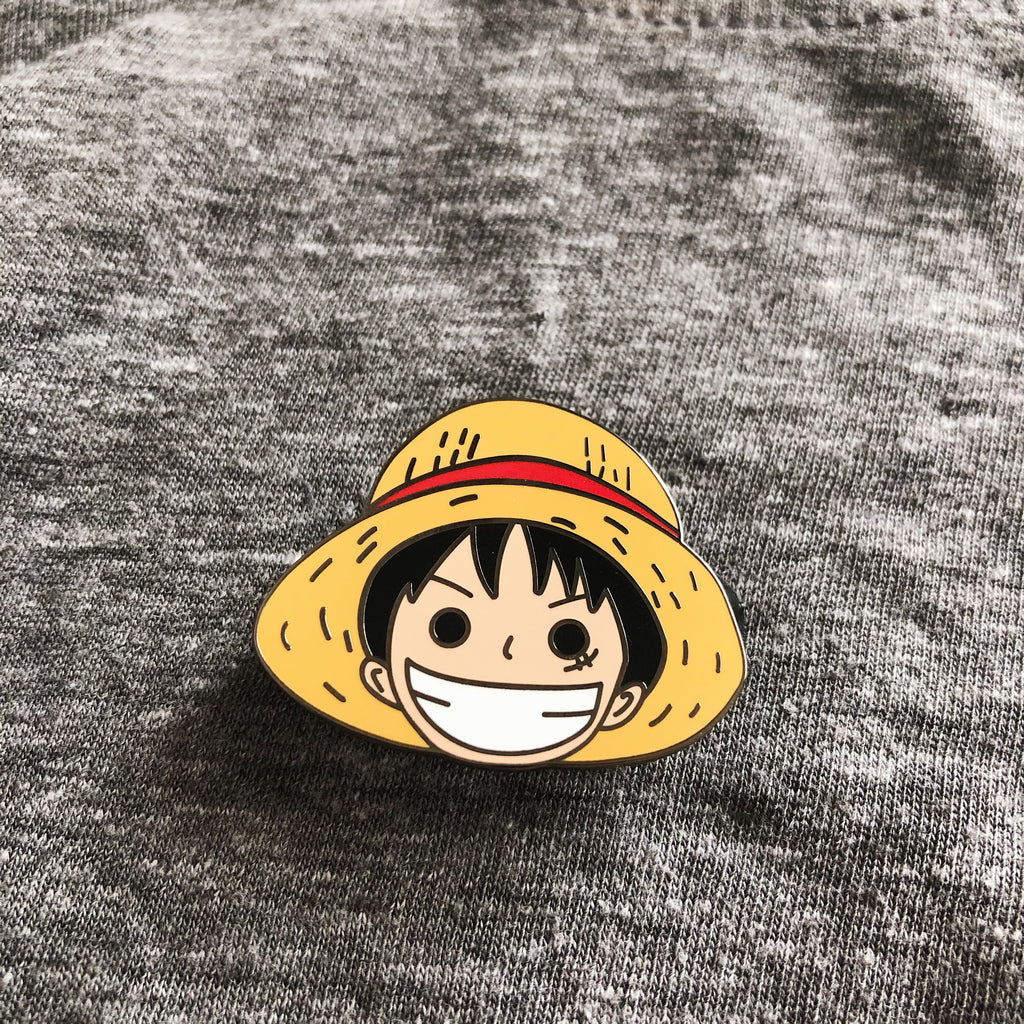 Going Merry and Monkey D. Luffy Enamel Pin Set