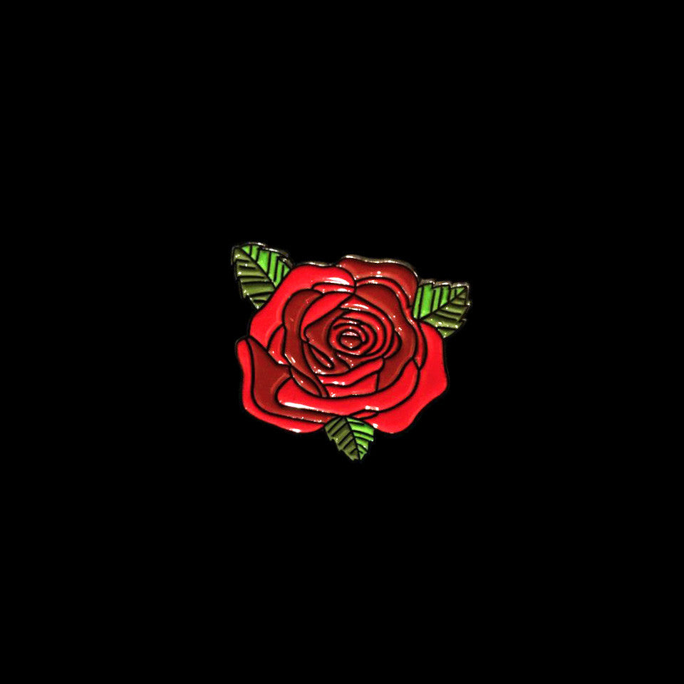 Red Rose Soft Enamel Pin