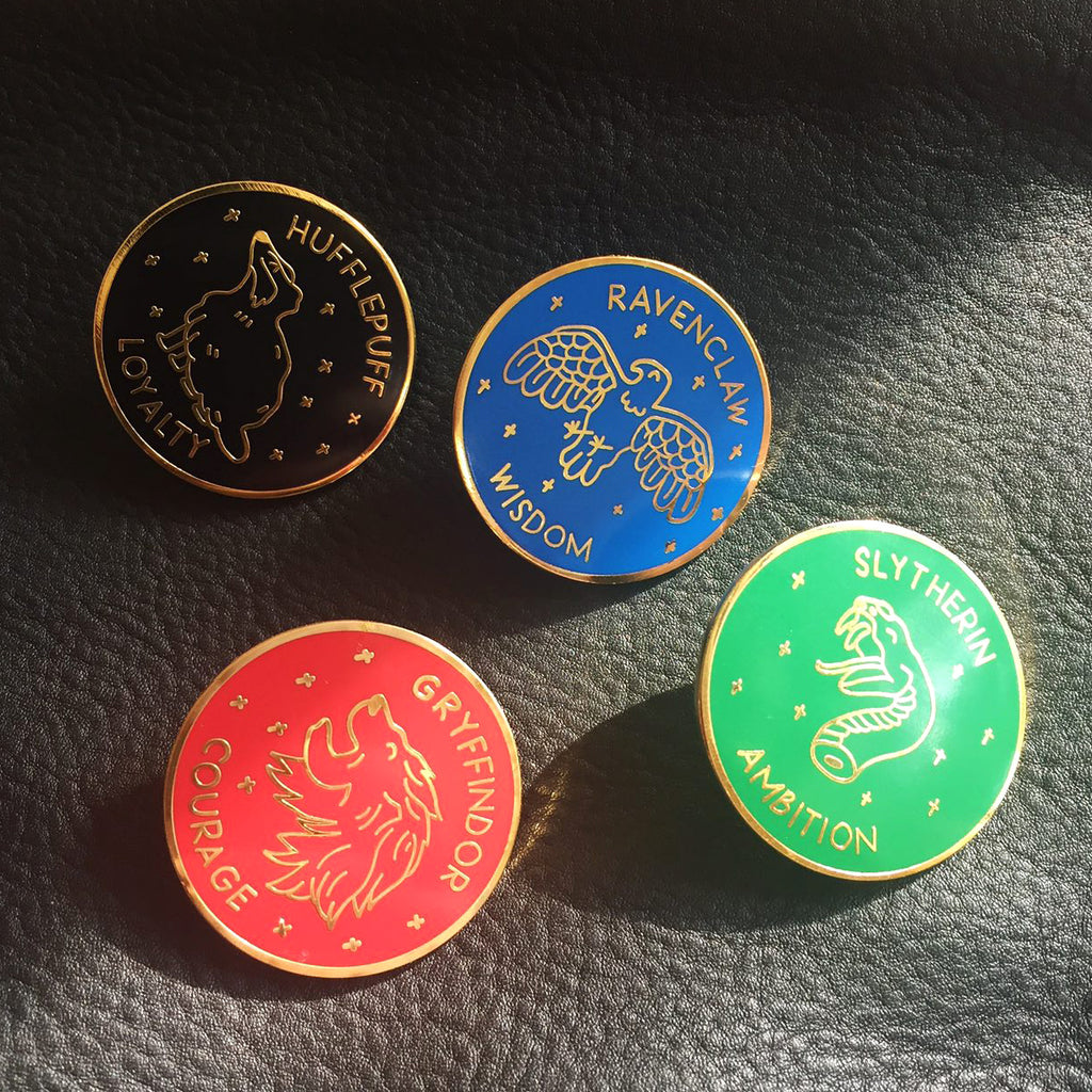 Set of 4 Harry Potter Enamel Pins