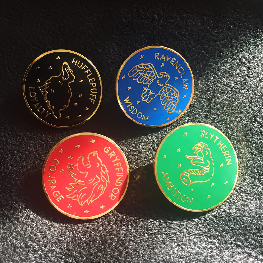 Set of 4 Harry Potter Enamel Pins