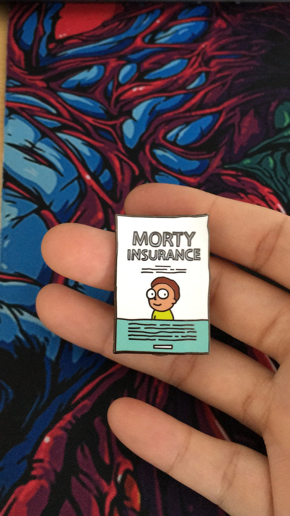 Morty Insurance Enamel Pin