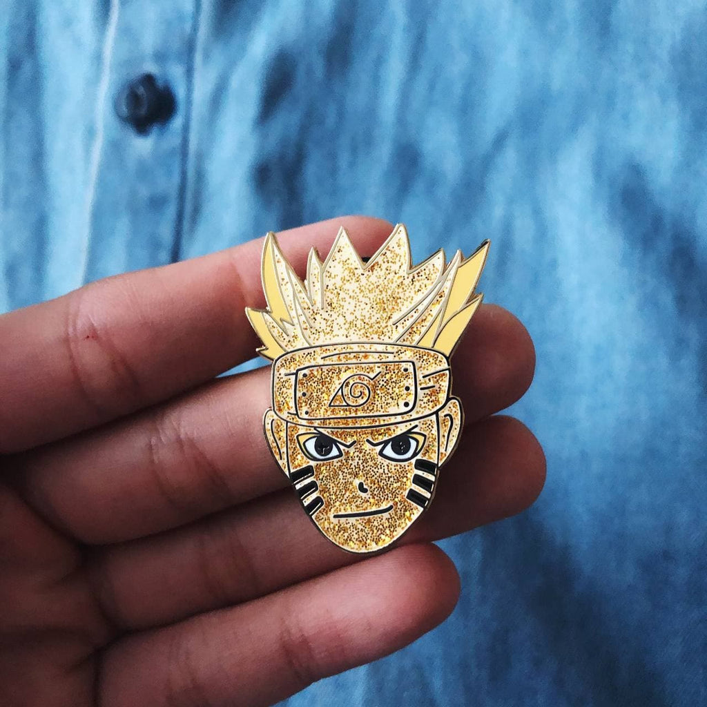 Seconds: Naruto Kyuubi LIMITED EDITION Glitter Hard Enamel Pin