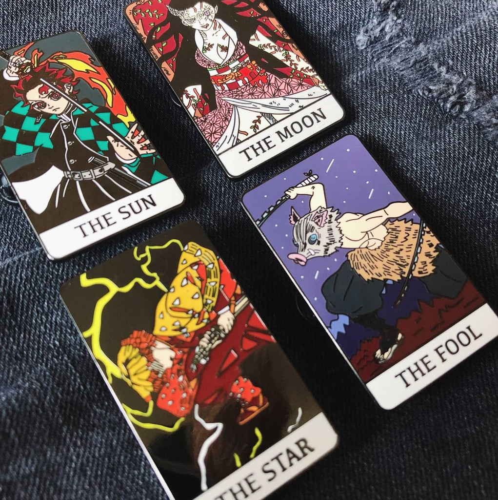 Inosuke Demon Slayer Hard Enamel Pin - Tarot: The Fool