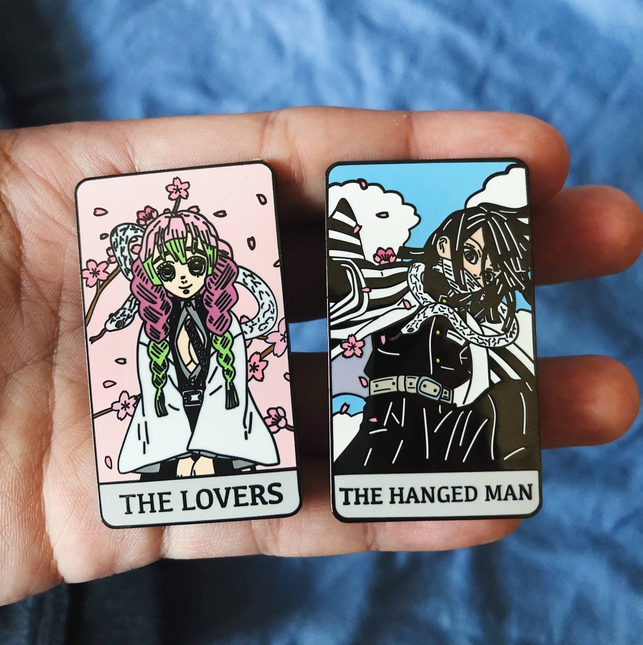 Demon slayer Tanjiro tarot enamel cheapest pin