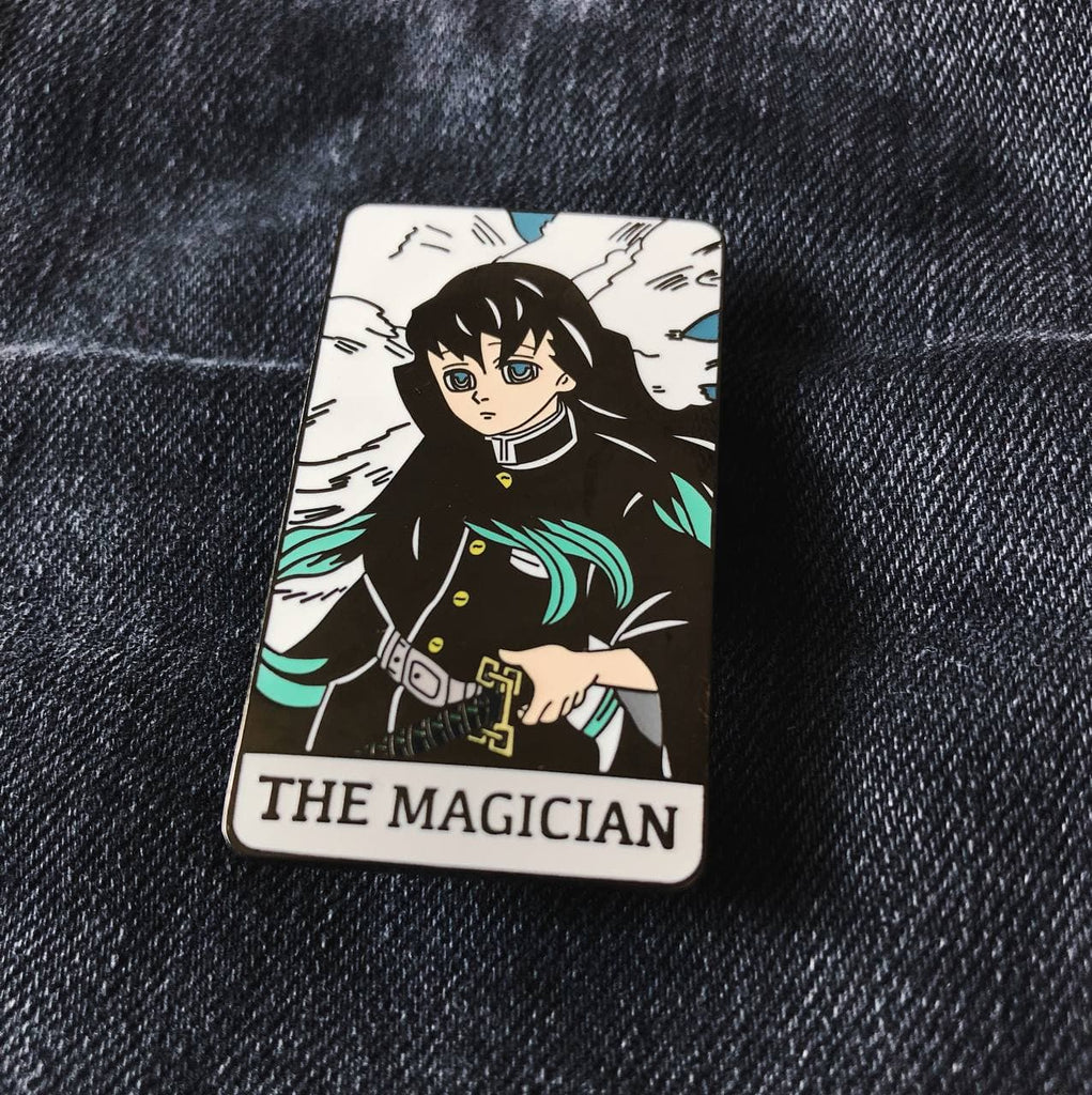 Muichiro Mist Hashira Demon Slayer Hard Enamel Pin - Tarot: The Magician